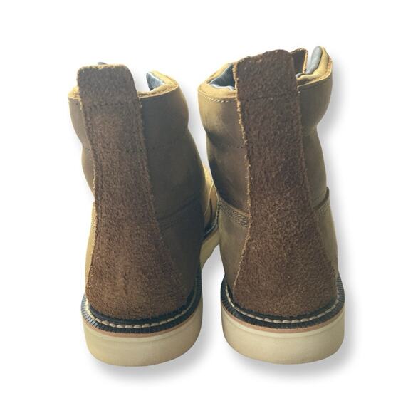 Brand New QLTY Safety Toe - Steel Toe Brown Leather Work Boot Men’s Size 14 main image 4